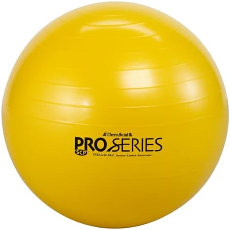 THERABAND Exercise and Stability Ball for Improved Posture, Balance, Core Fitness, Coordination and Rehab
