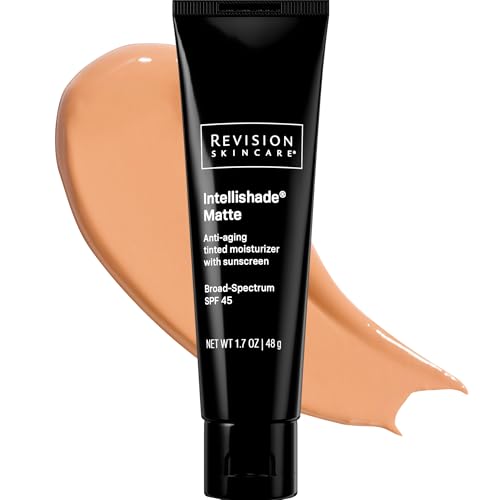 Revision Skincare Intellishade Matte SPF 45 Daily Oil-Free Tinted Sunscreen | Face sunscreen with SPF 45, Vitamin C