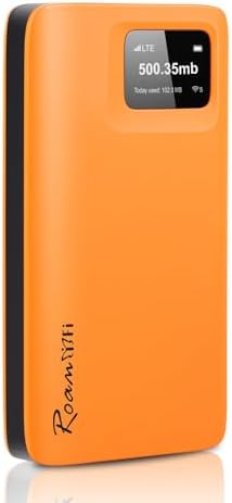 RoamWiFi Mobile Hotspot Pocket WiFi, Portable WiFi No SIM Card Needed, MiFi