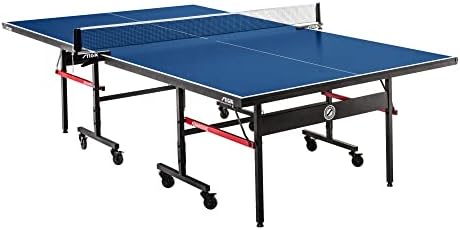 STIGA Advantage Series Indoor Ping Pong Table, Foldable Table Tennis Table - 13, 15, 18, and 25mm Tabletops - Quickplay 10 Minute Assembly - Playback Mode - Recreational- to Tournament-Level