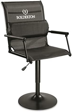 Bolderton XL Swivel Tower Hunting Blind Chair, Swivel Hunting Chair for Deer Stand