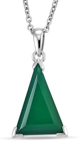 Verde Onyx 24.50 ctw Earrings Pendant in Platinum Plated Steel Necklace 20"
