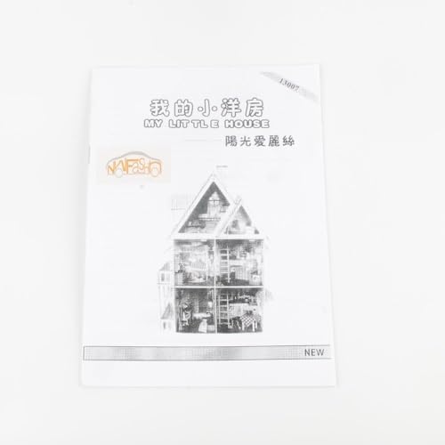NWFashion Wooden Dream Dollhouse DIY Kits 3D Puzzle for Christmas Party Halloween House (Dream House)