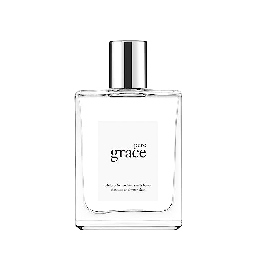 philosophy pure grace - crisp & clean women's perfume - with notes of water lily, leafy greens & musk - long lasting fragrance