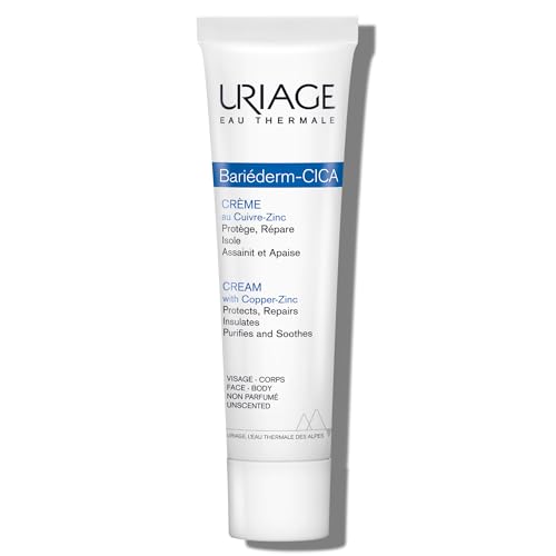 URIAGE Bariéderm-CICA Multi-Purpose Restoring Cream with Copper-Zinc & D-Panthenol | Enhances Skin Repair, For All Ages & Skin Types, Fragrance-Free