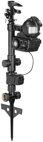 Enforcer Motion-Activated Sprinkler Black