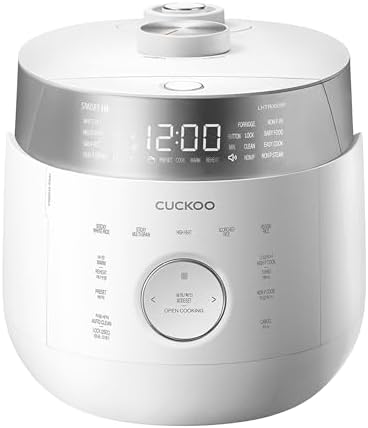 CUCKOO Twin Pressure Induction Rice Cooker, 20-Cup Cooked, CRP-LHTR1009FW