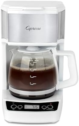 Capresso 5-Cup Mini Drip Coffee Maker, Black and Stainless Steel