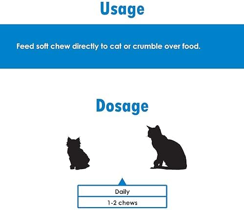 Immune System Support for Cats - Amino Acid L-Lysine - Produce Antibodies - Healthy Tissue, Respiratory Health, Vision - 60 Soft Chews