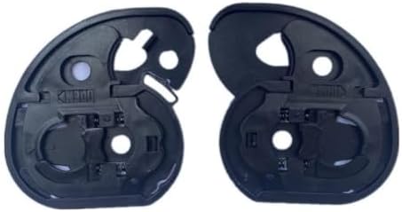 1 Pair HJC Gear Plate Motorcycle Helmet Mounts Base Shield Adaper Compatible Compatible with CL-15 CL-16 CL-17 TR-1 CS-R1 CS-R3 CS -15