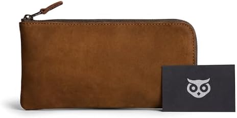 Hide & Drink, Leather Long Zippered Wallet, Holds Up to 8 Cards Plus Coins And Flat Bills, Phone Holder, Travel Essentials, Handmade (Bourbon Brown)