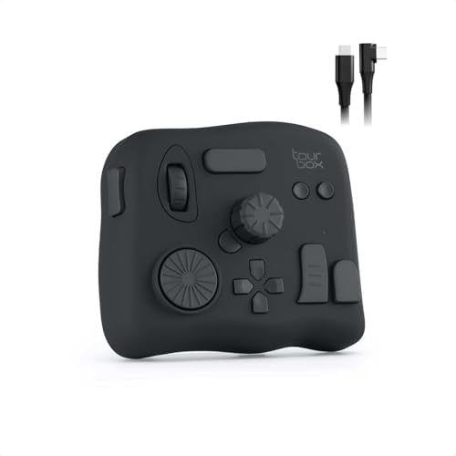 TourBox NEO - Customizable Editing Controller, Photo Color Grading Illustration Speed Editor, Intuitive Control Boost Productivity