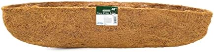 Bosmere F919 Pre-Formed Coco Liner with Soil Moist – 30-Inch Replacement Liner for Window Boxes & Hanging Baskets