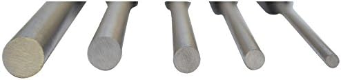5 Pc Steel 8'' long Drive Pin Punch Set Knurled body Punches Tool Set
