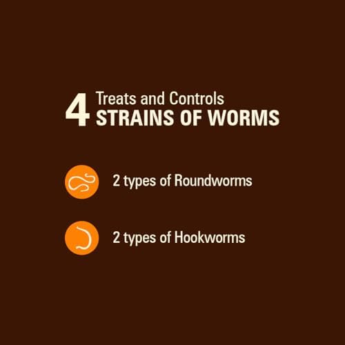 Worm X Plus 7 Way Liquid Dewormer for Dogs 2 oz Broad Spectrum Canine Anthelmintic Suspension Removes Hookworms and Roundworms for Dogs Up to 120 lbs | Ideal for Dogs up to 120 lbs; Precise Weight-Based Dosing; broad-spectrum canine parasite control; 2 o…