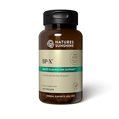 Nature's Sunshine BP-X, 100 Capsules | Supports Intestinal, Digestive and Hepatic Health and Assists with Liver, Gallbladder and Bowel Functions