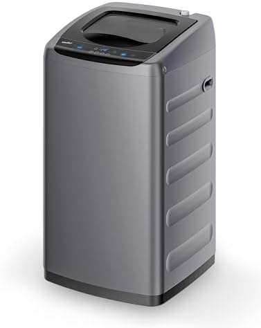 COMFEE’ 1.6 Cu.ft Portable Washing Machine, 11lbs Capacity Fully Automatic Compact Washer with Wheels, 6 Wash Programs Laundry Drain Pump