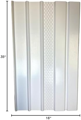 Mobile Home Skirting Vinyl Underpinning Vented Panel White 16" W x 35" L (Pack of 10)