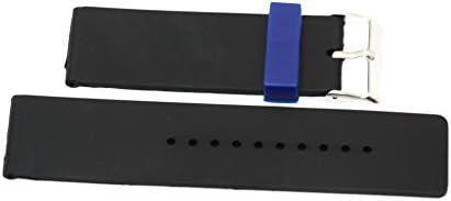 26MM Black Blue Rubber Sport Diver Waterproof Watch Band Strap FIT Invicta