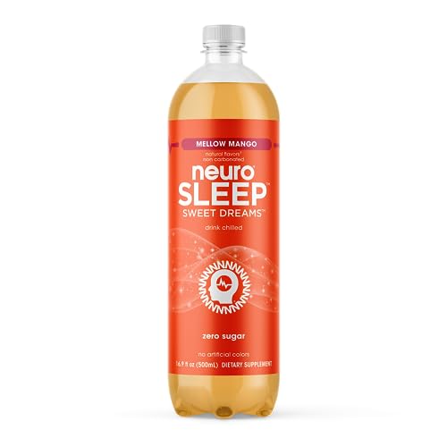 neuroSLEEP | Tangerine Dream | Functional Beverage for Restful Sleep, Non-Carbonated; 16.9 Fl Oz (Pack of 12)