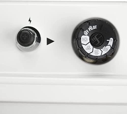 30,000 BTU Natural Gas/Propane Wall Heater for Indoor Use - Dual Fuel, Vent-Free