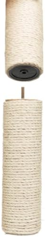 TRIXIE Replacement Sisal Post for Cat Scratching Posts, Backup Scratcher for Indoor Cat Furniture, Trees and Towers, 3.5 in x 23.6 in (9 x 60 cm)
