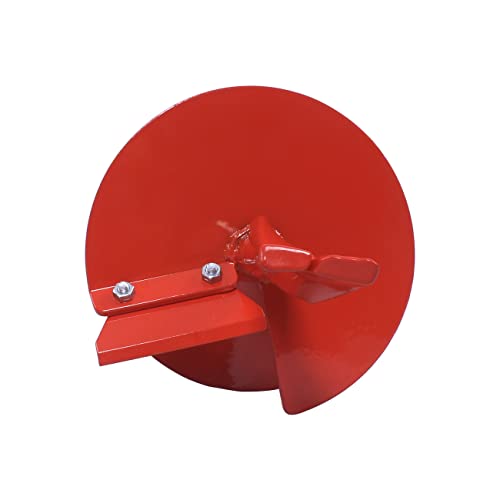 THUNDERBAY 6 Inch Diameter 36 Inch Long Earth Auger Bit with Fishtail Point and Patent Shock Spring