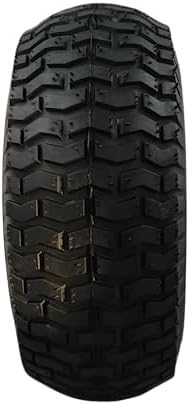 Marastar 15x6.00-6 Pneumatic, OEM Like Replacement Front Tire and Wheel Assembly, Compatible with John Deere Mowers, Turf Saver, 4PR Tube-Type Tire