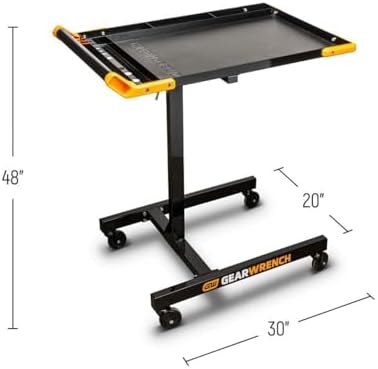 GEARWRENCH Adjustable Height Mobile Work Table 35 To 48" - 83166