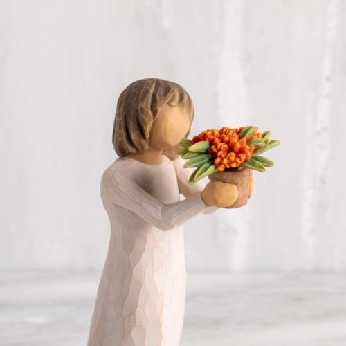Willow Tree Magnolia, Sculpted Hand-Painted Figure | Cast from a Susan Lordi Original Carving, Meaningful Gift Celebrating Nature, Family, Home and Belonging, Fitted Gift Box