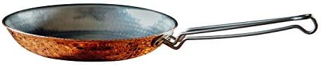 Sertodo Copper Skillet Pan | 8 inch Diameter | Patented Stainless Steel Handle System | Naturally Non-Stick Tin Lining