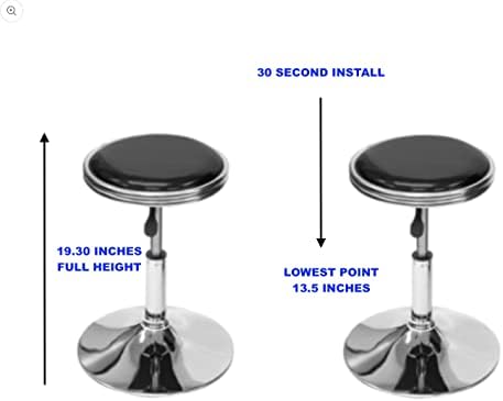 Full Size Commercial Grade Cocktail Arcade Machine 4500 Games Lift Up/Tilt Screen 26.5 Screen Tempered Glass 2 Stools Included 5 Year Warranty Black