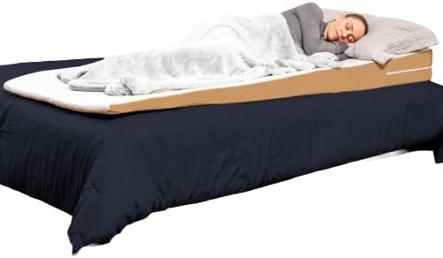 Avana Super Slant Full Length Bed Wedge Memory Foam Pillow with Cooling Tencel Cover, Half-Queen