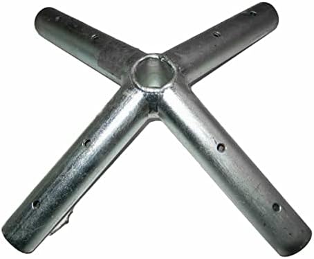 4 Way Crown Steel Replacement Premium Frame Tent Fitting | For Premium West Coast Frame Style Party Tents | Part Fits 10' x 10' and 15' x 15' Tent Frames