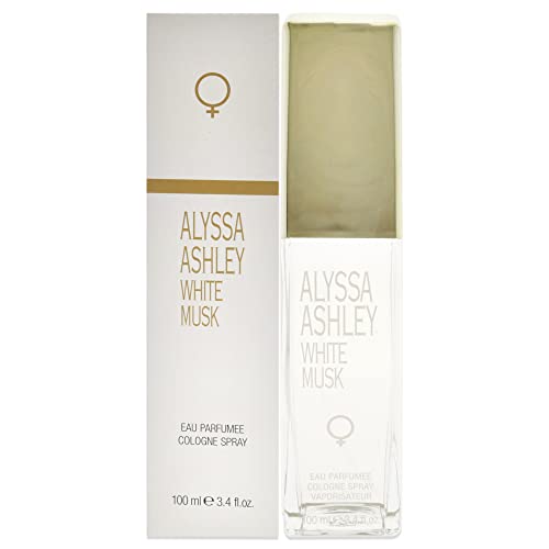 Alyssa Ashley Musk - Perfume for Men and Women with Citrus and Sicilian Bergamot - Long Lasting - Womens Fragrances - 3.4 oz Cologne Spray