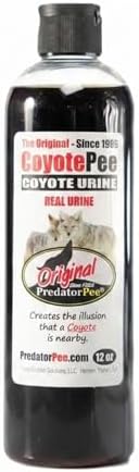 PredatorPee 100% Coyote Urine Natural Predator Scent Made in USA