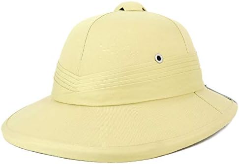 Armycrew Indian Style 100% Genuine Safari Pith Helmet Hat