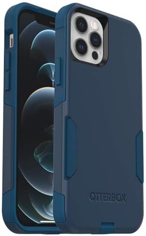 OtterBox iPhone 12 & iPhone 12 Pro Commuter Series Case - Black, Slim & Tough, Pocket-Friendly, with Port Protection