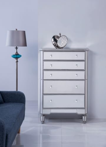 5 Drawer Cabinet, Silver