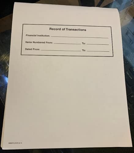 Secretary Deskbook Check Register - Size 6 3/8 x 8 1/4 - Quantity 1 Register