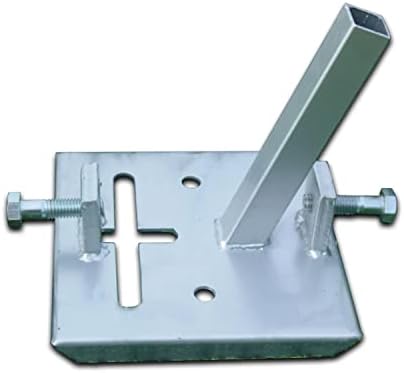 BOSS Buck Deluxe Durable Steel Stable Versatile Foot Pad for Game Feeder | Nut and 1/2" Bolt Included