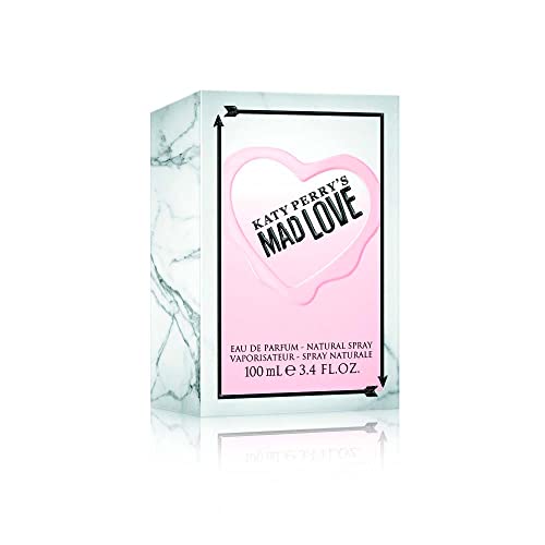 Katy Perry Mad Love, Eau de Parfum, 1 fl. oz., Women's Fragrance by Katy Perry with Floral, Fruity & Feminine Scents Mixed with Warm & Sexy Musk & Wood. An Appealing & Attractive Gift.