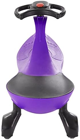 Wiggle Car Ride On Toy - No Batteries, Gears or Pedals - Twist, Swivel, Go - Outdoor Ride Ons for Kids 3 Years and Up by Lil' Rider (Hot Pink)