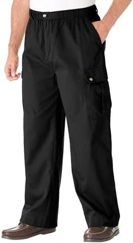 KingSize Knockarounds Full-Elastic Waist Cargo Pants
