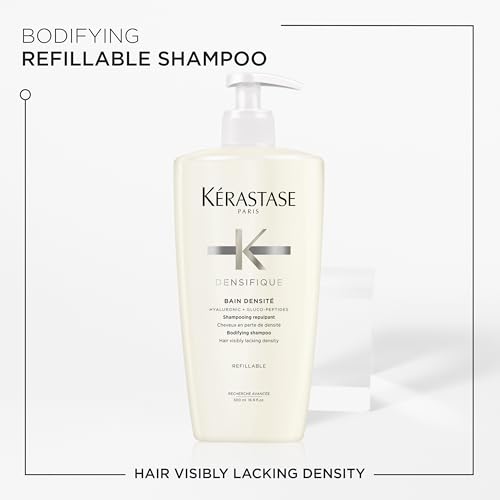 Kerastase Densifique Densité Shampoo - Thickening & Strengthening Shampoo For Fine & Thinning Hair, Removes Build-Up, Hydrates and Adds Shine, With Hyaluronic Acid & Ceramides