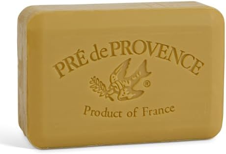Pre de Provence Artisanal Soap Bar, Enriched with Organic Shea Butter, Natural French Skincare, Quad Milled for Rich Smooth Lather, 8.8 Ounce, Ocean Air