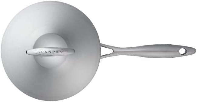 Scanpan Professional 2 qt Nonstick Saucepan with Lid - Compatible with All Cooktops, Induction Ready, Metal Utensil Safe, Oven Safe to 500°F, Dishwasher Safe