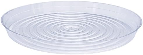 CW-1600N Vinyl Plant Saucer, 16-Inch Diameter, Clear