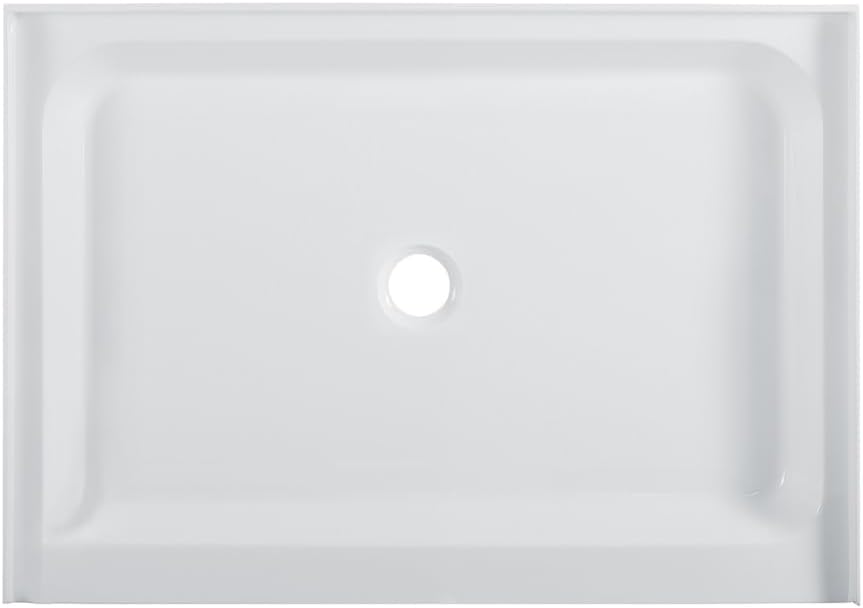 Voltaire 60" x 32" Single-Threshold, Right-Hand Drain, Shower Base in Gray