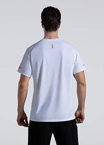 THE GYM PEOPLE Men's Cooling Running Shirts Ice Silk UPF 50+ Workout Tshirt